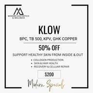 KLOW -BPC, TB 500, KPV, GHK COPPER