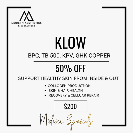 KLOW -BPC, TB 500, KPV, GHK COPPER