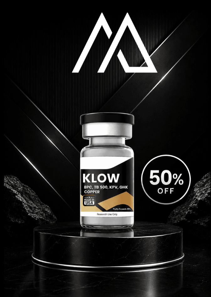 KLOW -BPC, TB 500, KPV, GHK COPPER