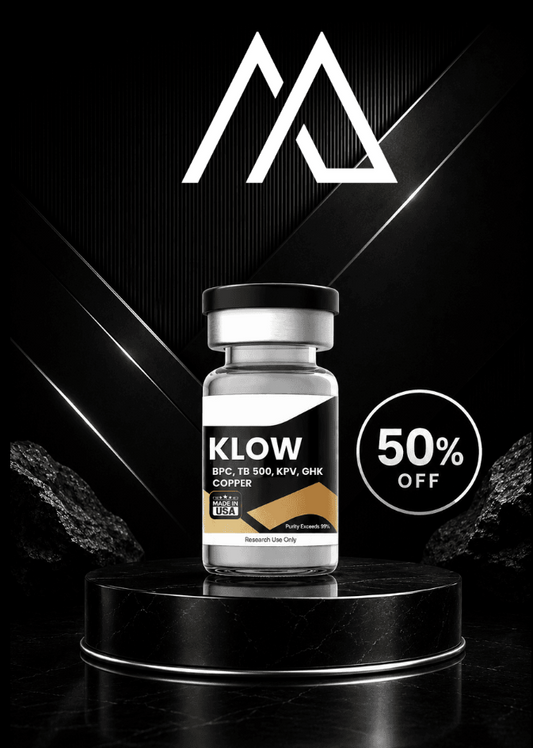 KLOW -BPC, TB 500, KPV, GHK COPPER